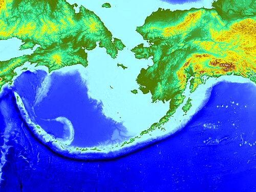 Aleutian subduction zone